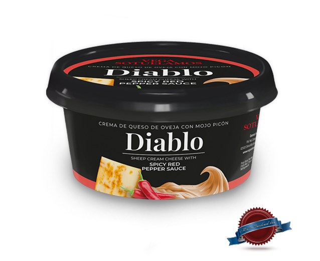 Diablo Sheep Cream Cheese With Spicy Red Pepper Sauce
