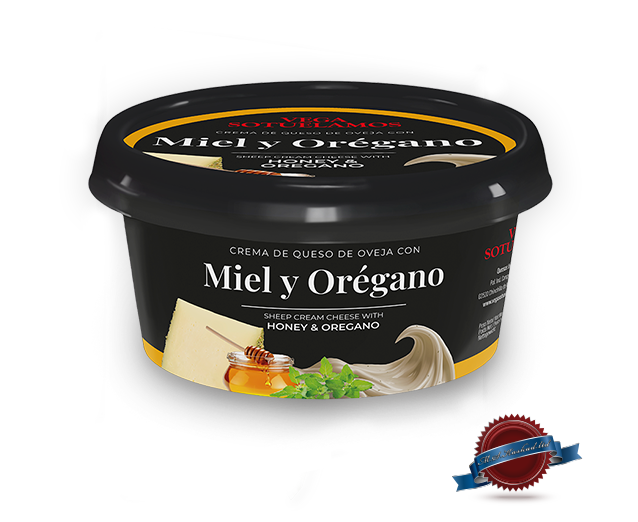 Miel y Oregano Sheep Cream Cheese With Honey & Oregano